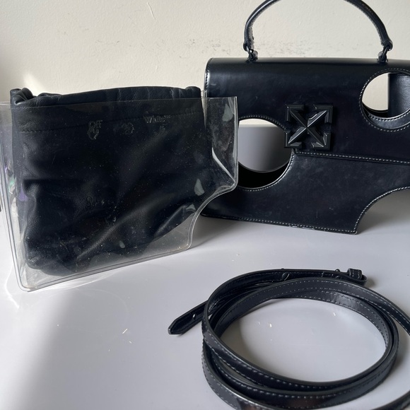 Off white Meteor Jitney Leather Bag - Picture 12 of 15